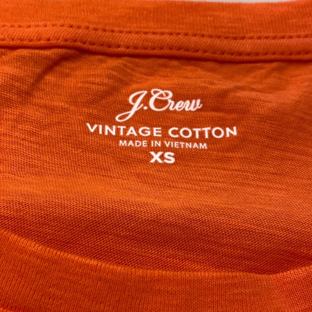 J. CREW VINTAGE COTTON XS CREWNECK TEE NEW - Picture 7 of 7